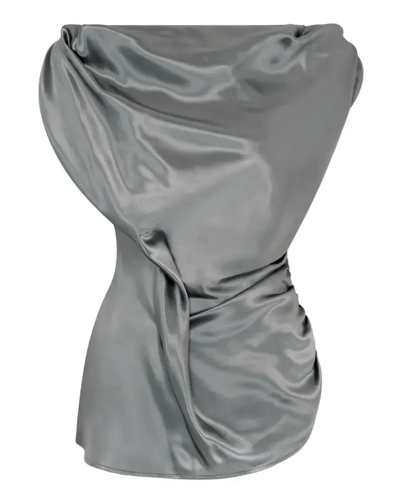 Paris Georgia draped top - Grau Grau