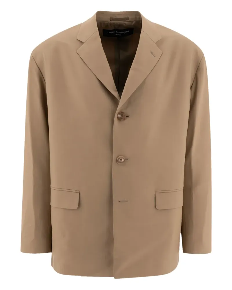 Comme des Garçons Einreihiges Sakko aus Wolle - Nude Nude