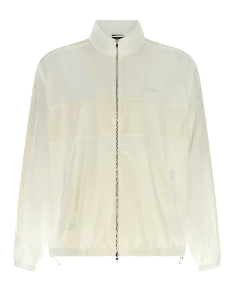 adidas x Wales Bonner logo-embroidered zip-up jacket - Nude Nude