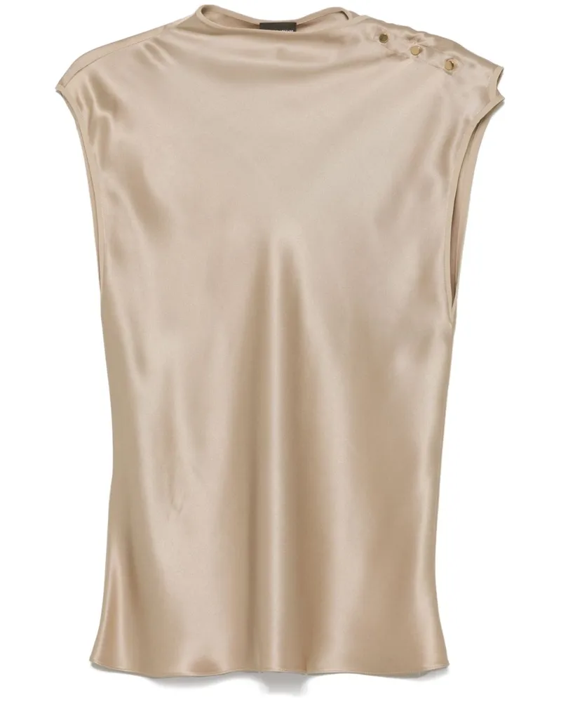Giorgio Armani Oberteil aus Seide - Nude Nude