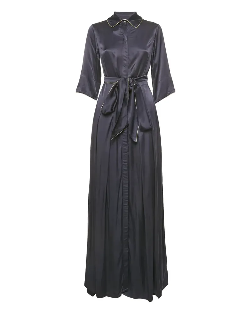 Baruni belted maxi dress - Blau Blau