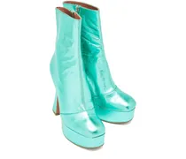 Plateau-Stiefeletten 140mm - Grün