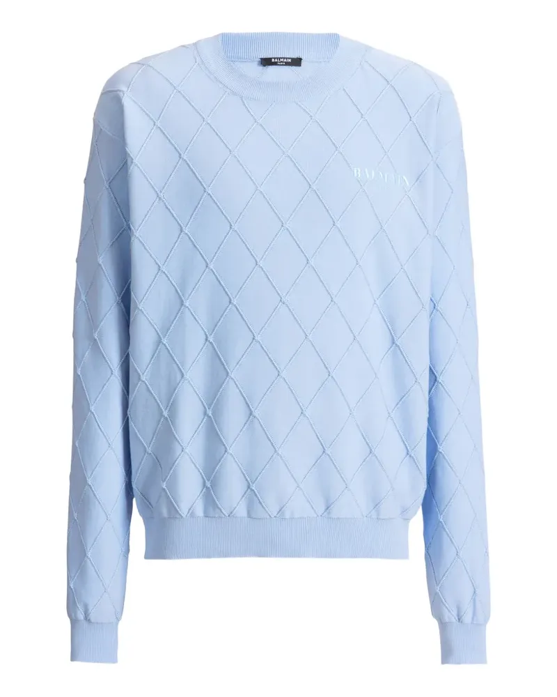Balmain Vintage knit jumper - Blau Blau