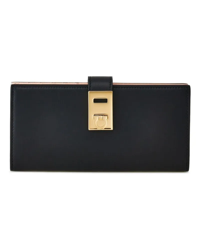 Ferragamo Hug Portemonnaie Schwarz