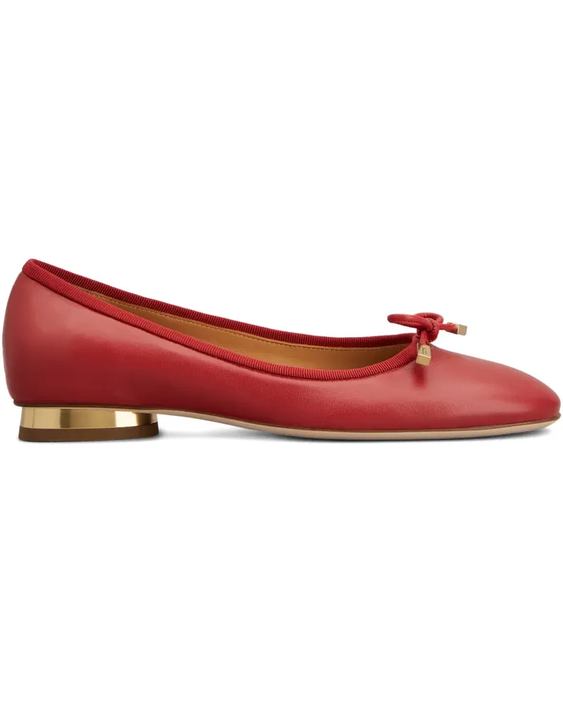 TOD'S Ballerinas mit Schleifendetail - Rot Rot