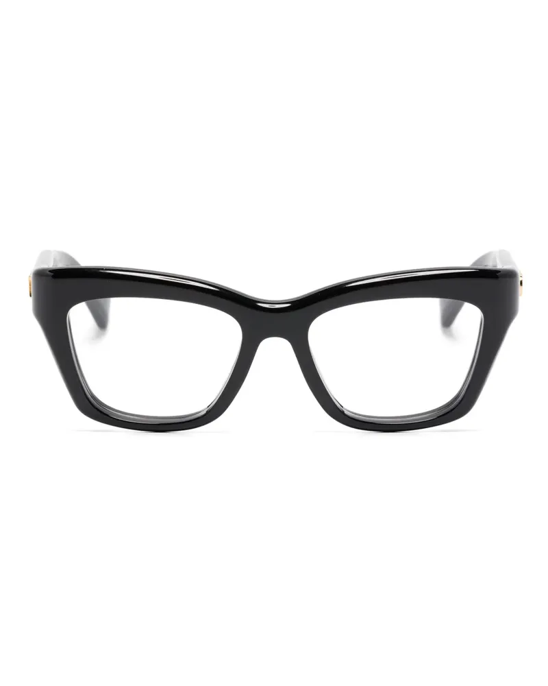 Gucci Brille mit Cat-Eye-Gestell - Schwarz Schwarz