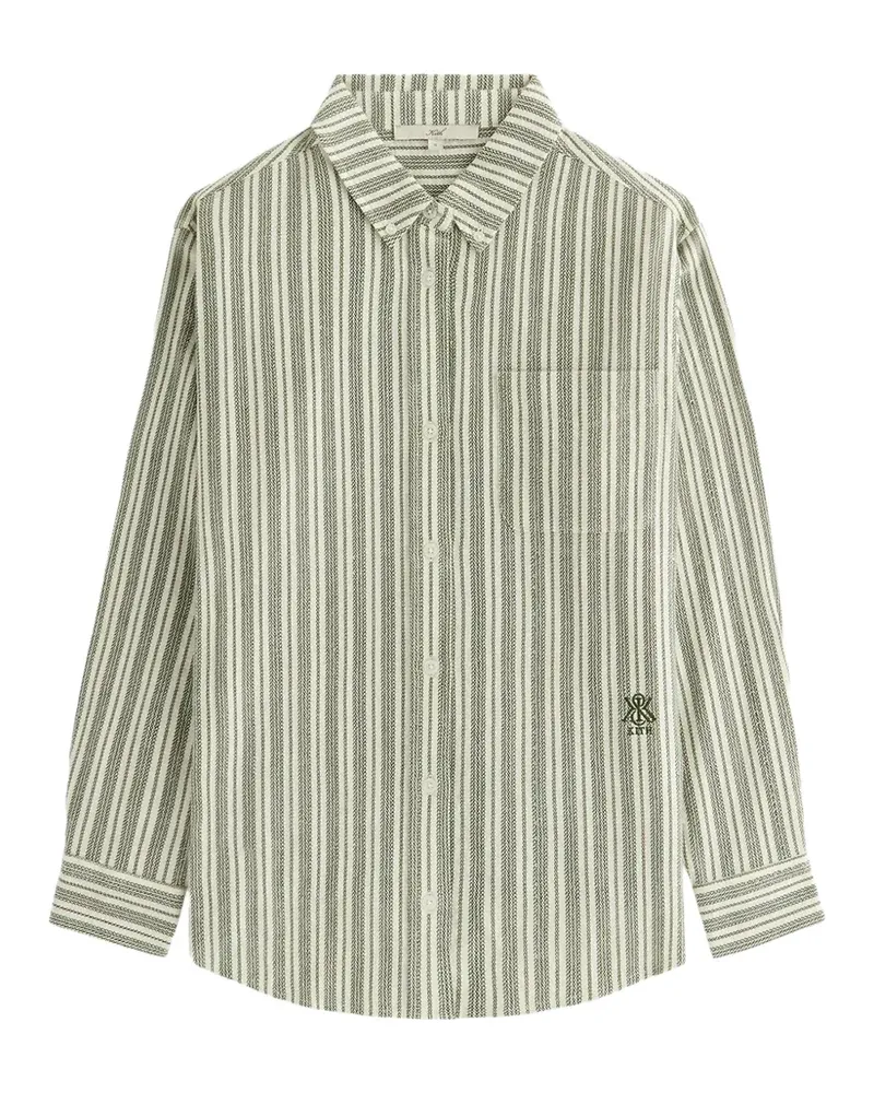KITH Ora II vertical-stripe shirt - Nude Nude