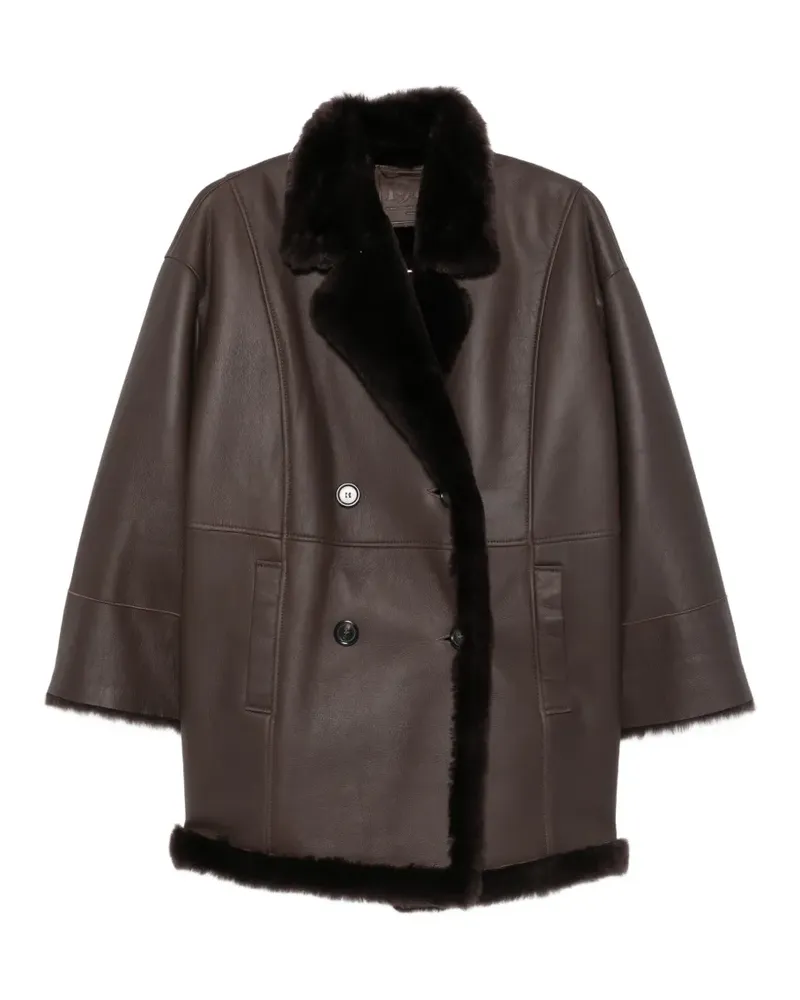 DESA double-breasted coat - Braun Braun