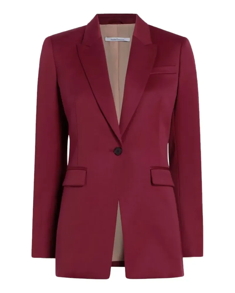 Another Tomorrow single-button peaked-lapel blazer - Rot Rot