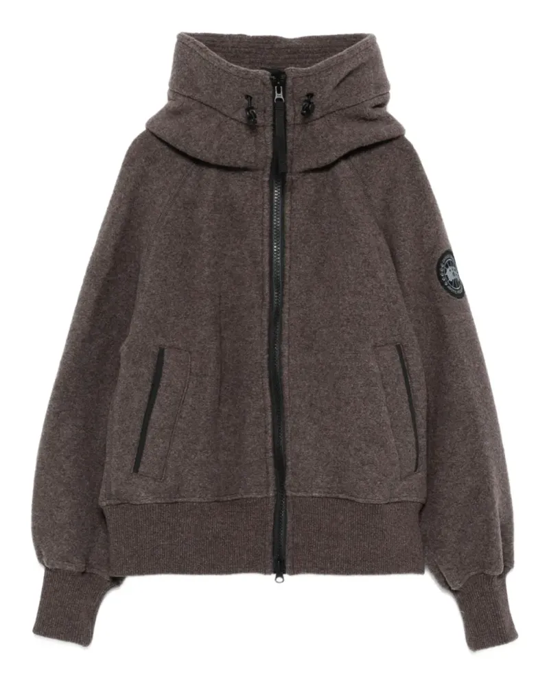 Canada Goose Kapuzenjacke mit Reißverschluss - Braun Braun