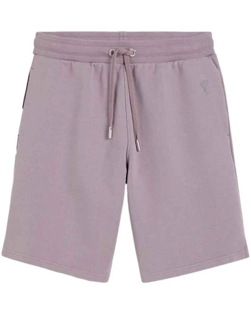 AMI Paris Ami de Coeur Shorts mit Kordelzug - Violett Violett