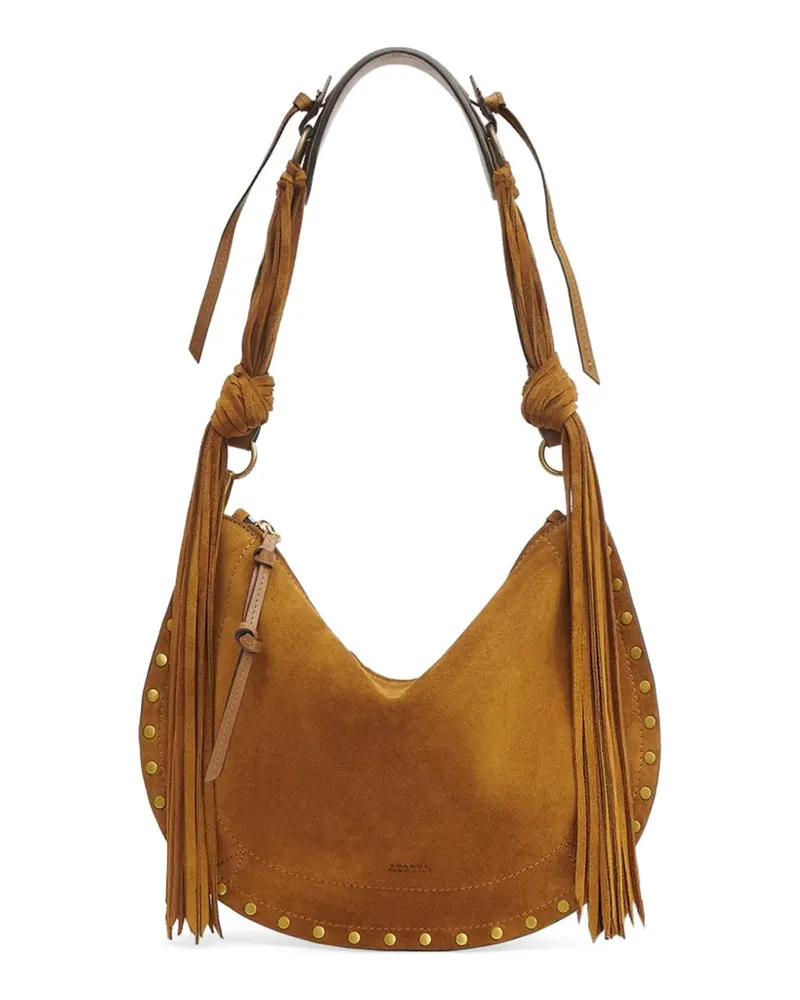 Isabel Marant Oskan Schultertasche mit Nieten - Braun Braun