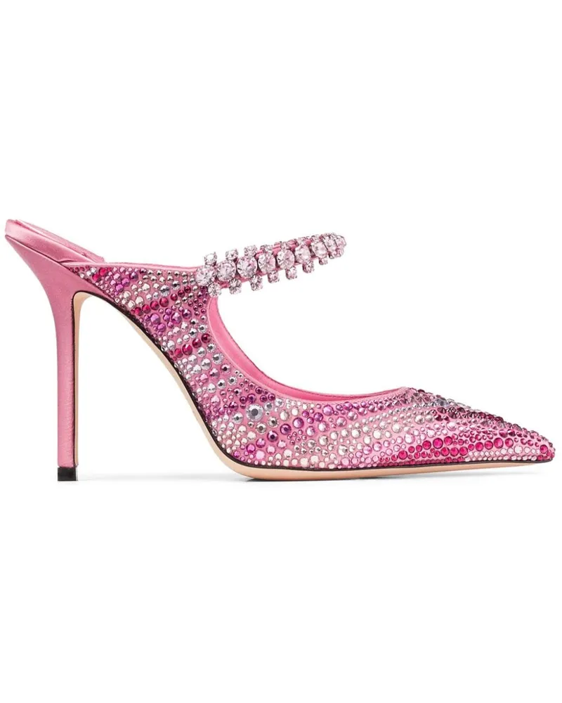 Jimmy Choo Bing Mules 100mm Rosa