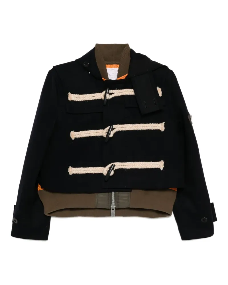 Sacai Jacke aus Wolle - Blau Blau