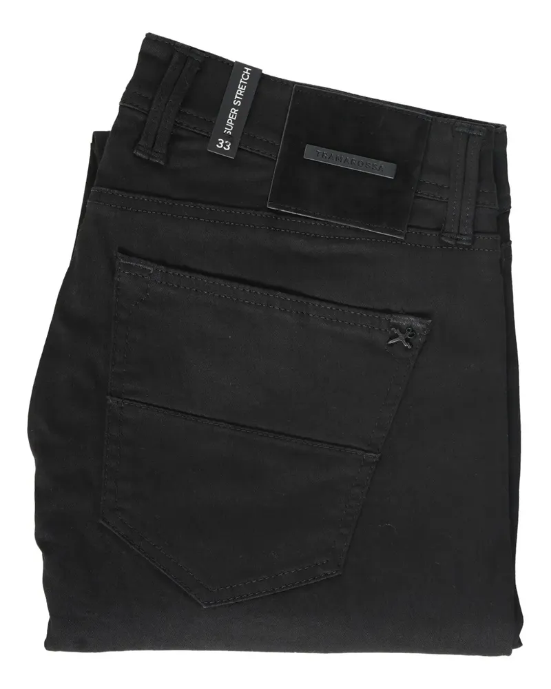 Tramarossa Hose mit Logo-Patch - Schwarz Schwarz