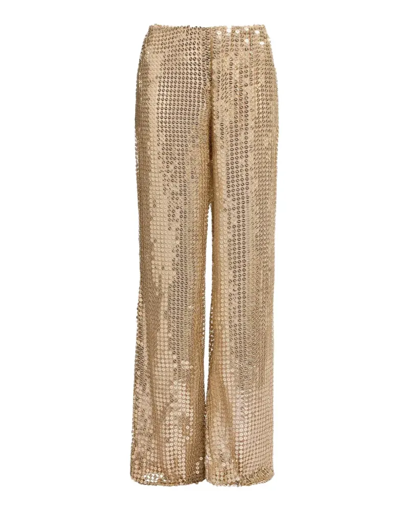 Elie Saab Hose mit Pailletten - Gold Gold