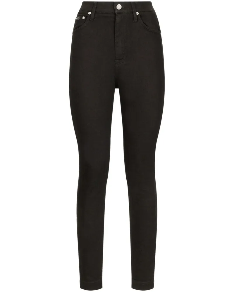 Dolce & Gabbana Audrey Skinny-Jeans - Schwarz Schwarz