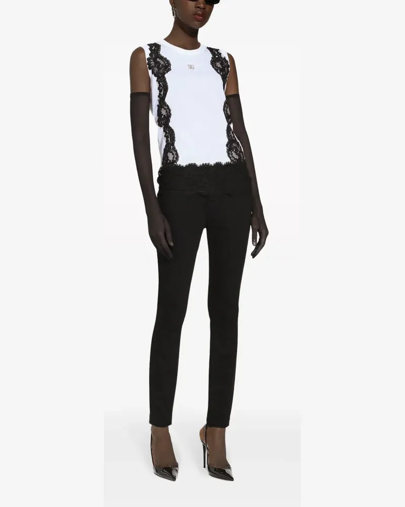 Dolce & Gabbana Audrey Skinny-Jeans - Schwarz Schwarz