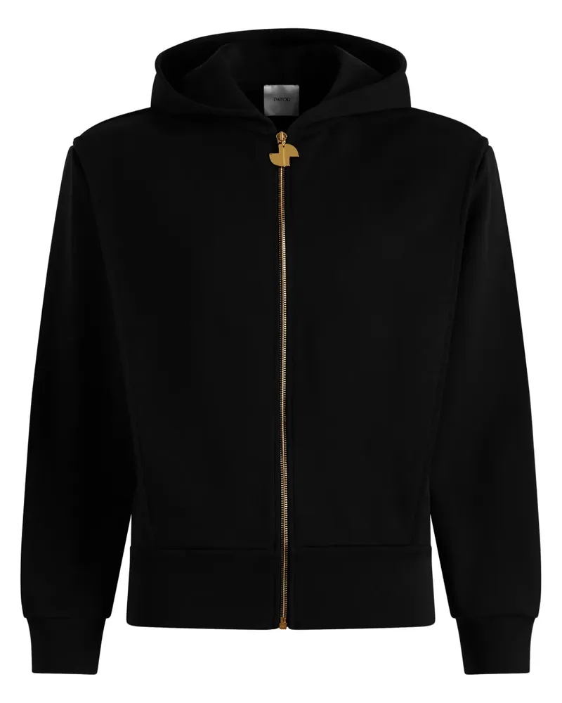 Patou Kapuzenjacke aus Bio-Baumwolle - Schwarz Schwarz