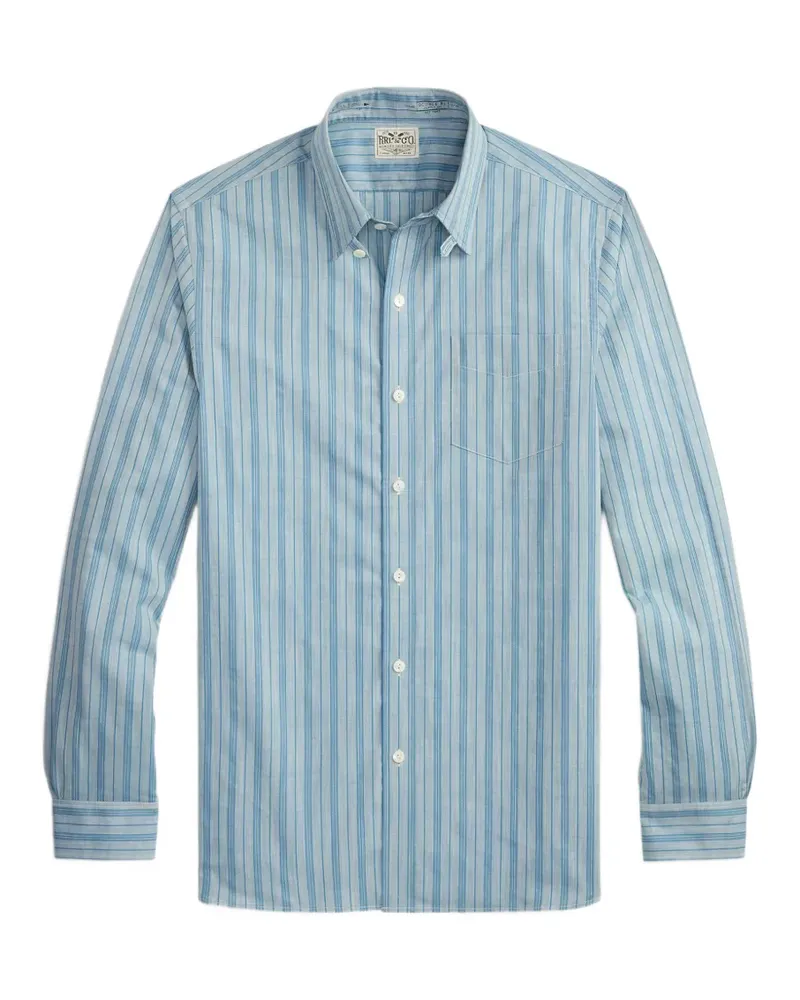 Ralph Lauren Gestreiftes Hemd - Blau Blau