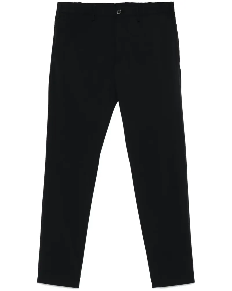 Incotex Chino mit Tapered-Bein - Schwarz Schwarz