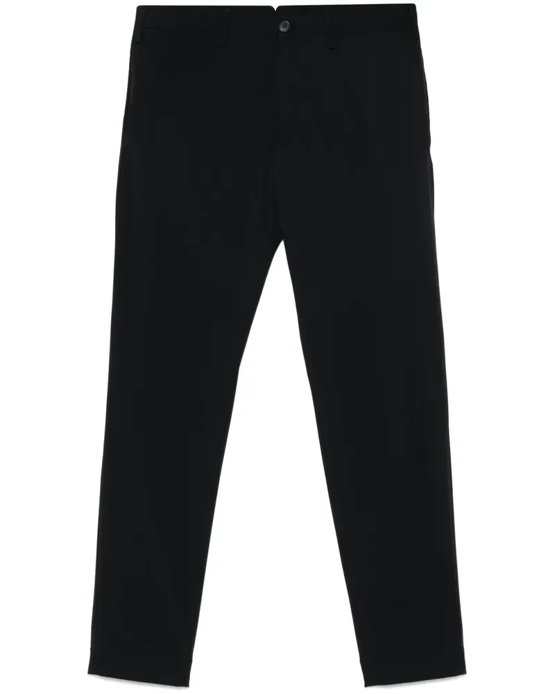 Incotex Chino mit Tapered-Bein - Schwarz Schwarz