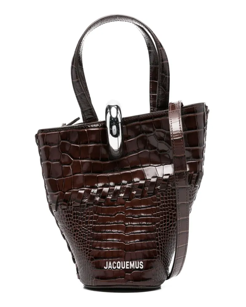 Jacquemus Kameratasche mit Prägung - Braun Braun