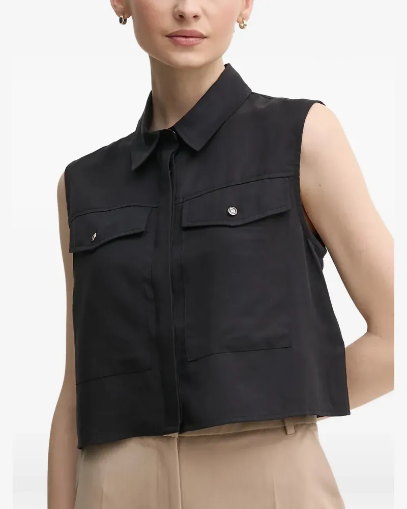 Gaudi Hemd mit Brusttasche - Schwarz Schwarz