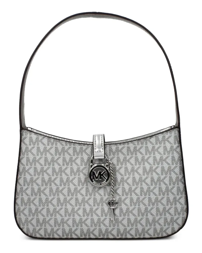 Michael Kors monogram-pattern shoulder bag - Weiß Weiß