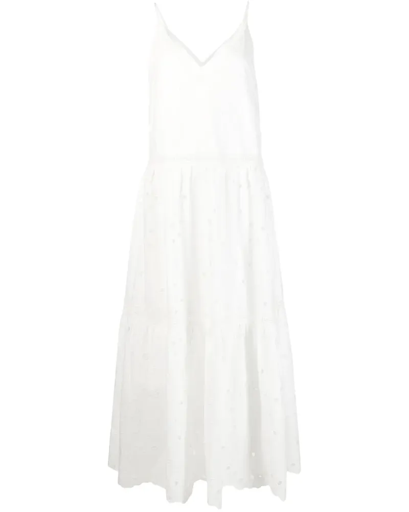 IVY & OAK Kleid mit V-Ausschnitt - Weiß Weiß