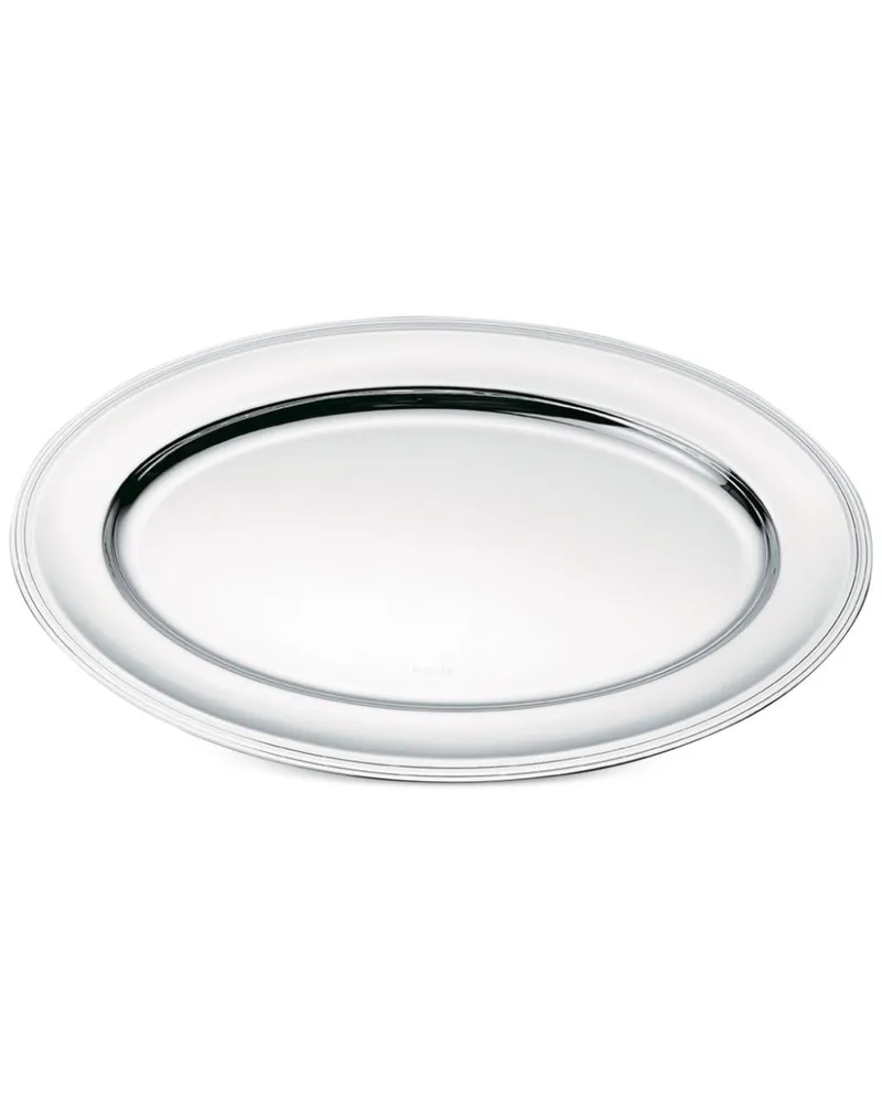 Christofle Ovaler Albi Teller (45cm) - Silber Silber
