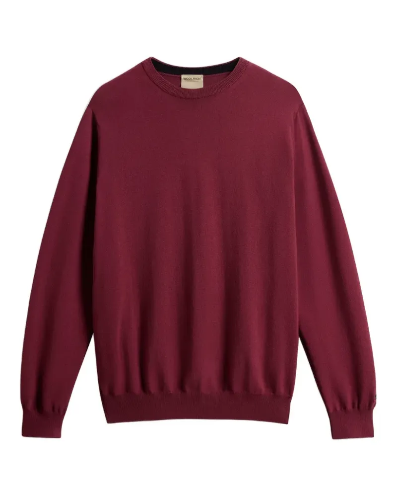 Woolrich Pullover mit rundem Ausschnitt - Rot Rot