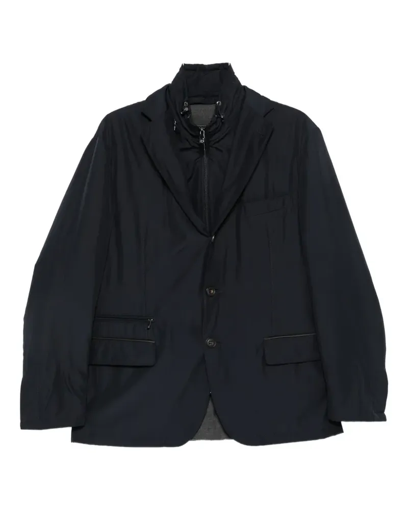 Corneliani Jacke im Layering-Look - Blau Blau