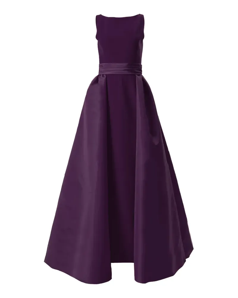 Carolina Herrera New York column overskirt gown - Violett Violett