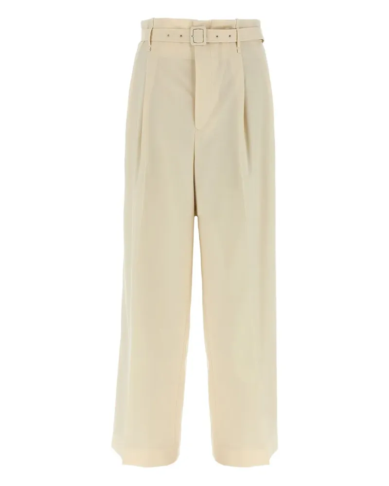 AURALEE wool trousers - Nude Nude