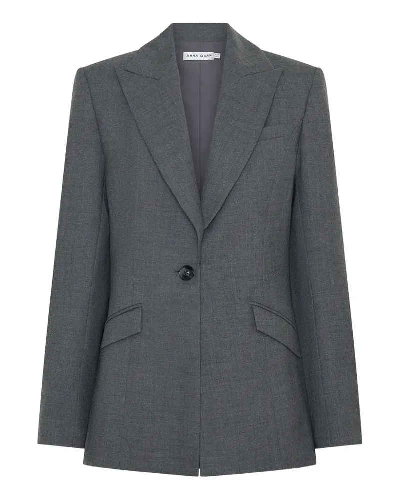 Anna Quan Willow single-breasted blazer - Grau Grau
