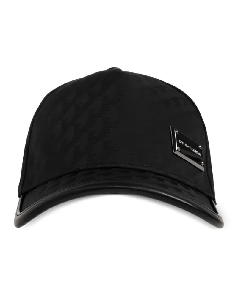Emporio Armani Baseballkappe mit Logo-Schild - Schwarz Schwarz