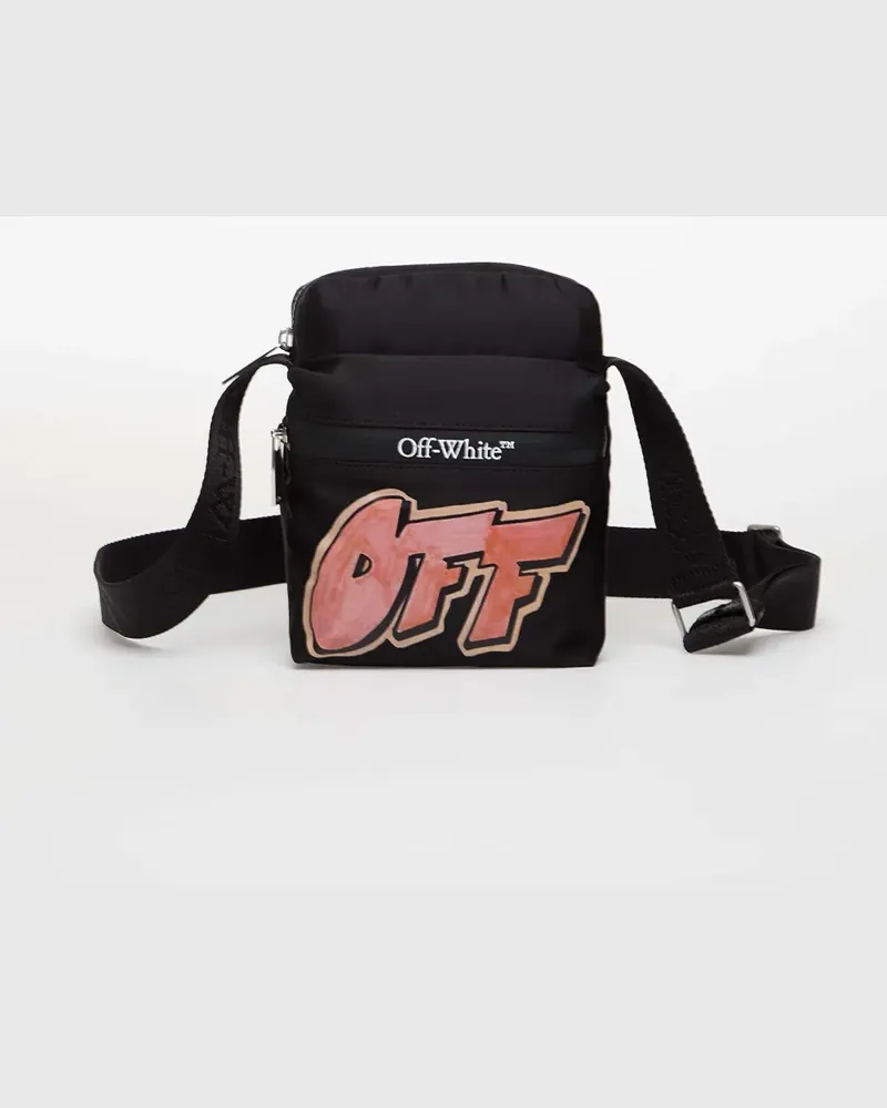 OFF-WHITE logo-detail cross-body bag - Schwarz Schwarz