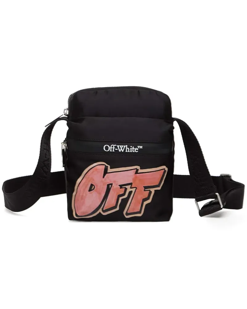 OFF-WHITE logo-detail cross-body bag - Schwarz Schwarz