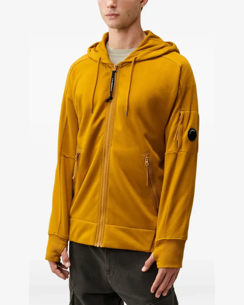 C.P. Company Lens Fleece-Hoodie - Gelb Gelb