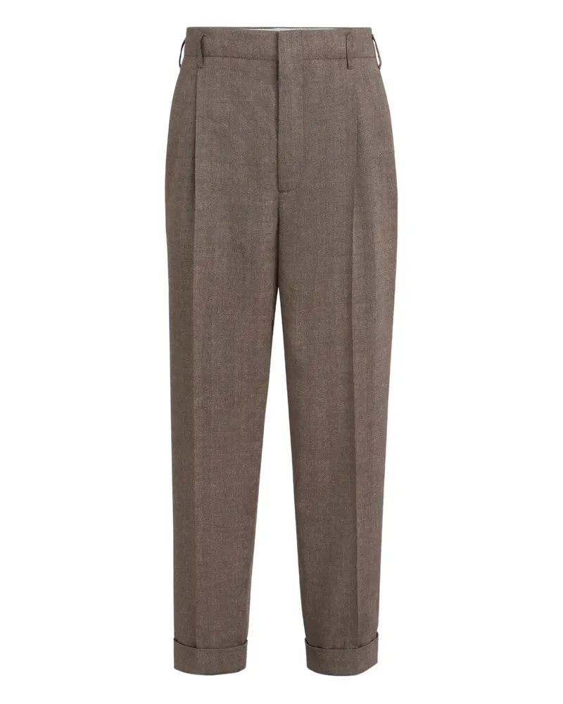 Brunello Cucinelli Plissierte Hose - Braun Braun