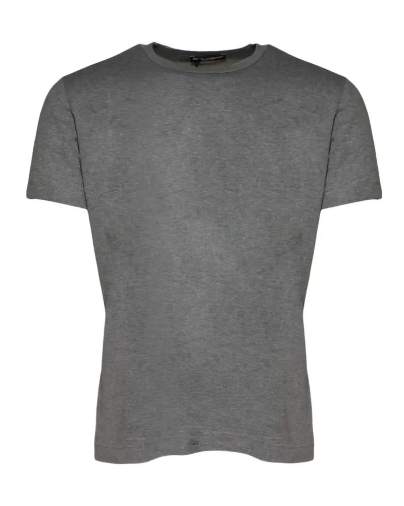 Dolce & Gabbana T-Shirt mit rundem Ausschnitt - Grau Grau