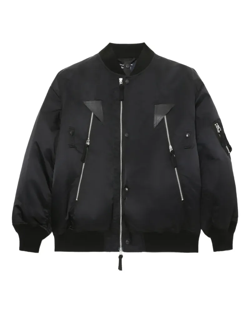 Comme des Garçons Bomberjacke mit Reißverschlüssen - Schwarz Schwarz