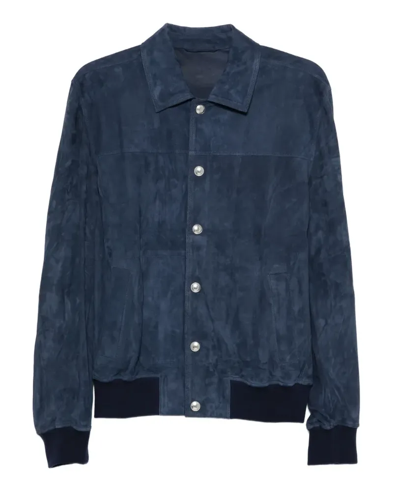 Eleventy Geknöpfte Jacke - Blau Blau