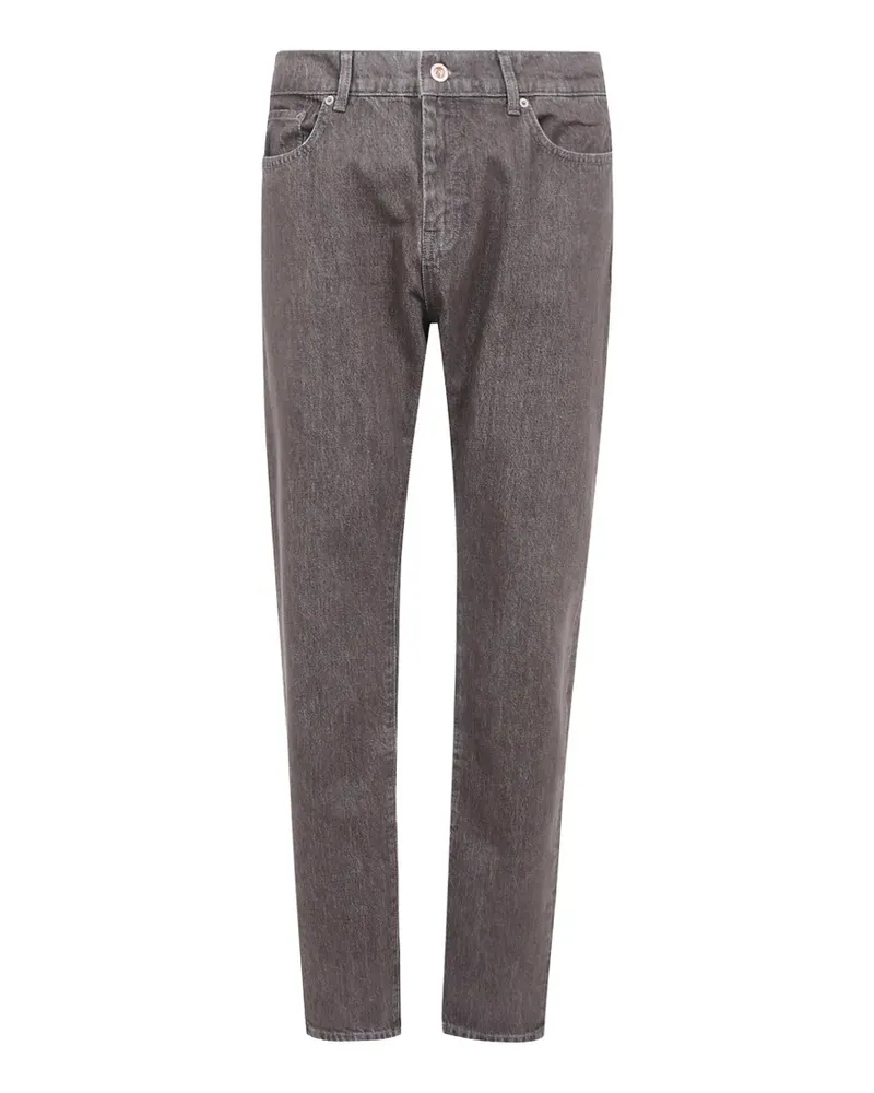 ASPESI slim-fit cotton jeans - Braun Braun