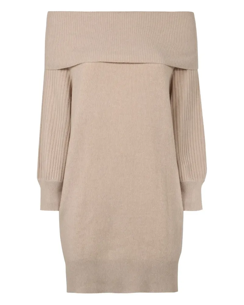 AGNONA Schulterfreier Pullover - Braun Braun