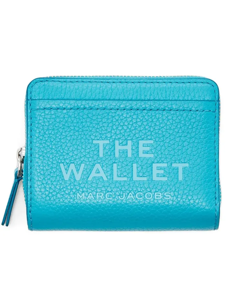 Marc Jacobs Mini The Leather Compact Portemonnaie - Blau Blau