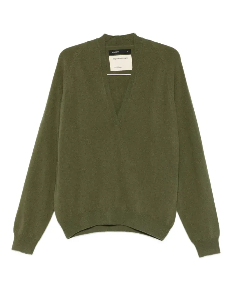 Frenckenberger V-neck sweater - Grün Grün