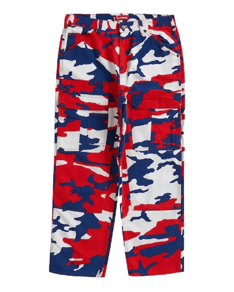 Supreme Being double-knee utility jeans - Rot Rot