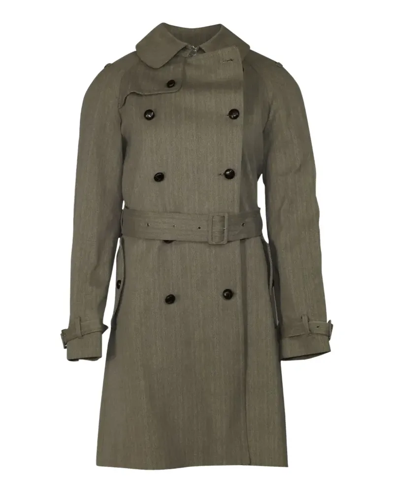 Paul & Joe gabardine double-breasted trench coat - Grün Grün